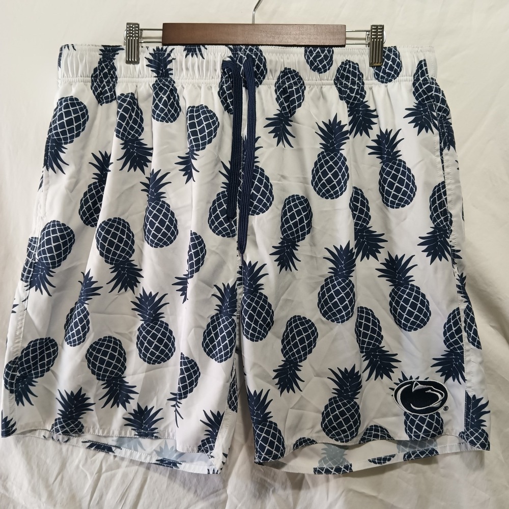 Mens Penn State Pineapple‎ Swimsuit By Colosseum. 3xl.